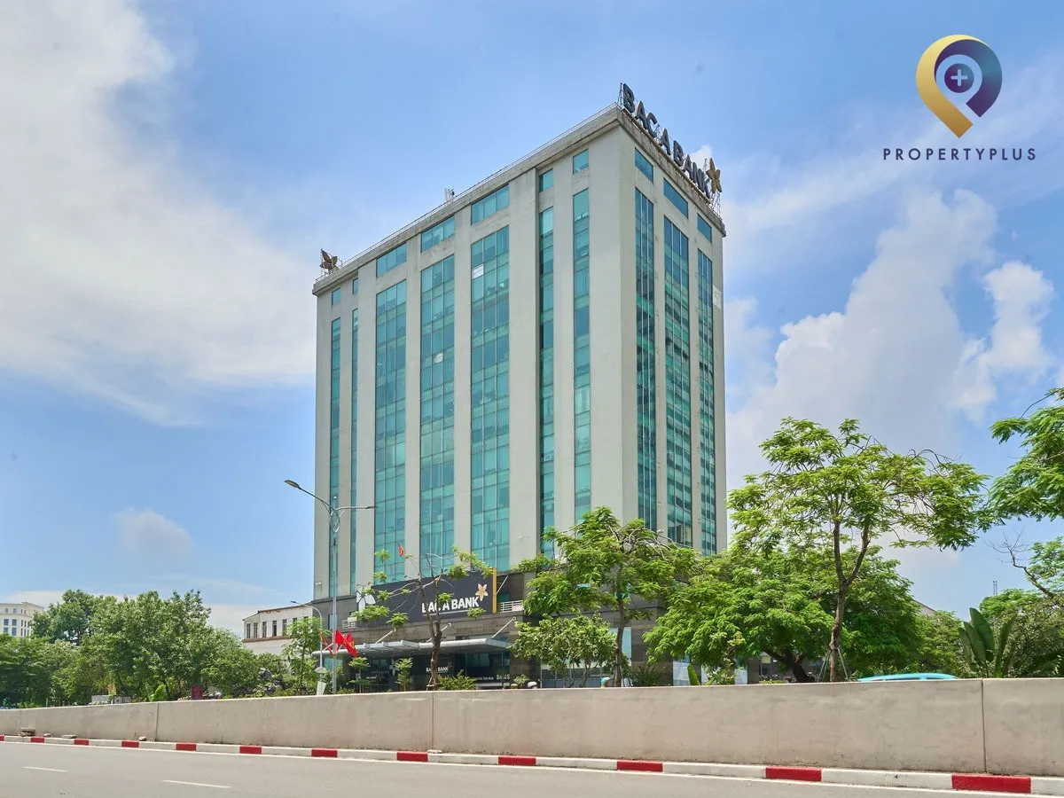 Toàn cảnh Tòa nhà Bắc Á tại Đống Đa, Hà Nội nổi bật trên phố